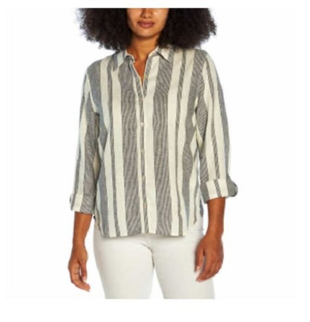 Orvis Women's Long Sleeve Linen Blend Top - XS